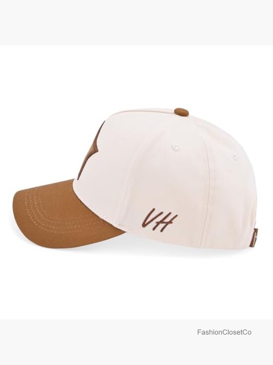 Canvas Star Embroidery Trucker Hat Snapback Baseball Cap main image 5